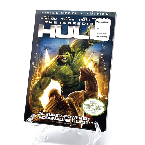 The Incredible Hulk DVD 2008 Special Edition Edward Norton Pre Owned - Foto 2 di 24