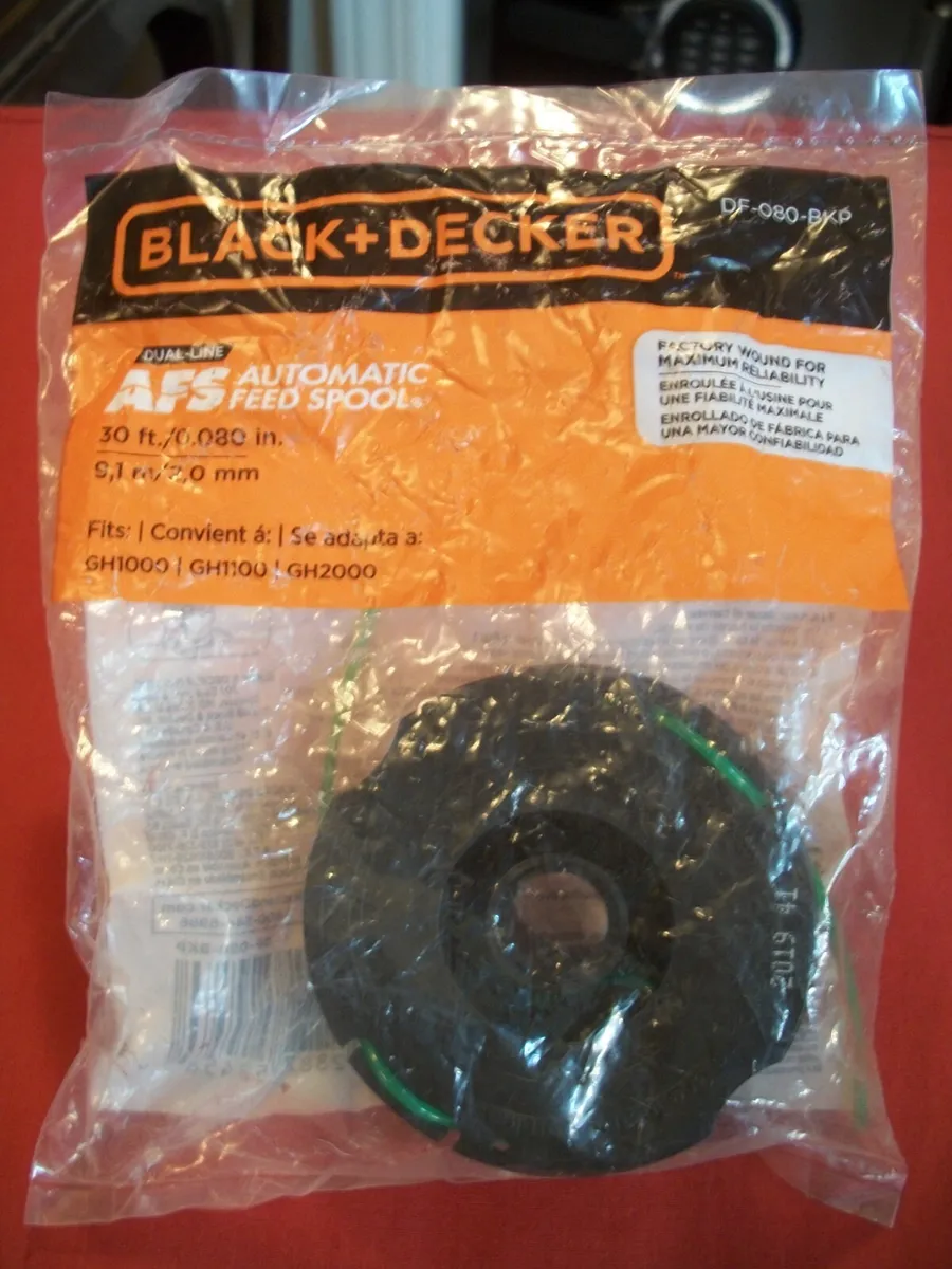 Black & Decker Trimmer Dual-Line A FS Automatic Feed Spool #DF-080-BKP, NIB