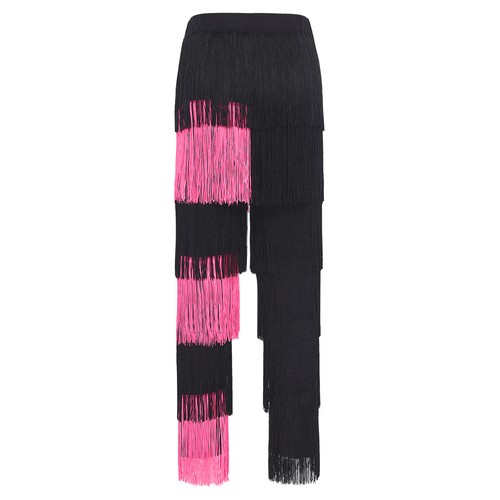 Damen Kostüm Gummizug Hose Cha-Cha Fransen Hose Samba Bund Taille Jazz - Bild 41 von 61