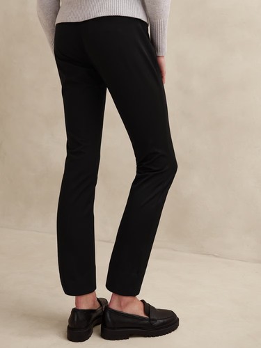 Banana Republic Factory Curvy Sloan Slim Ankle Pant Black ~ Size 10 Regular - Picture 3 of 7