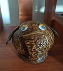 Vintage Coconut Shell Handmade Home Living Room Ornament Elephant Decoration
