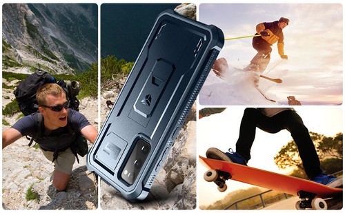 Dexnor für Samsung Galaxy S20 FE Hülle Heavy Duty Robuste Handyhülle Kickstand - Bild 61 von 73