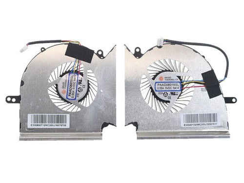 N414 N417 New MSI GE75 Raider 8SE 10SE 10SF 8RE 8RF 9SE 9SF CPU GPU Cooling Fan - Afbeelding 5 van 10