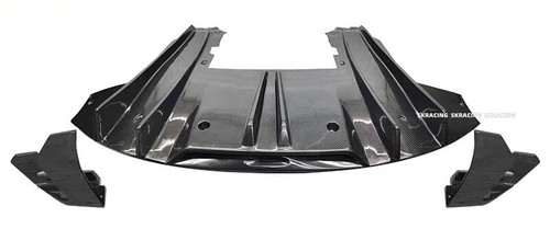 Dry Carbon Fiber Rear Bumper Lip Diffuser Body kit For 19-2023 McLaren GT Coupe - Picture 3 of 14