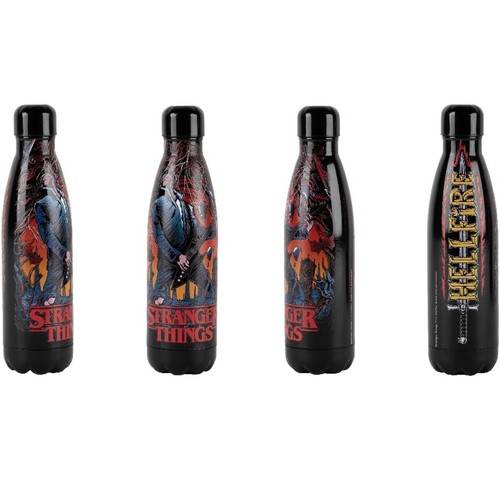 Stranger Things Thermosflasche Eddie - Edelstahl - 500 ml - Hellfire -schwarz - Bild 2 von 2