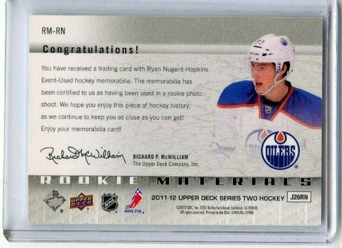 2011-12 Upper Deck Rookie Materials Pick what you need!!!! - Picture 17 of 33