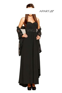 A064 946 Corsagen abendkleid Apart Strass Neu M Schwarz AZaCxqAw