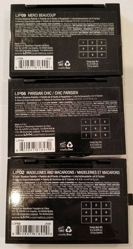 BUY1, GET1 @ 20% OFF (add 2) NYX Love in Paris Eye Shadow Palette *NOT Sealed - Picture 2 of 4
