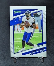 Lamar Jackson 2021 Panini Donruss Football Base Card #239 Baltimore Ravens