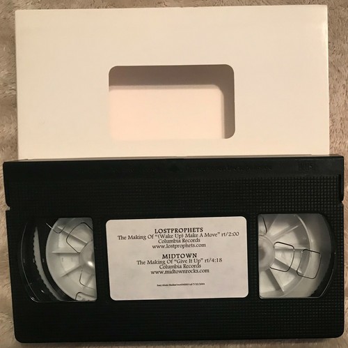 LOSTPROPHETS-MAKING OF WAKE UP MAKE/MIDTOWN/COLUMBIA RECS VHS PROMO MUSIC VIDEOS