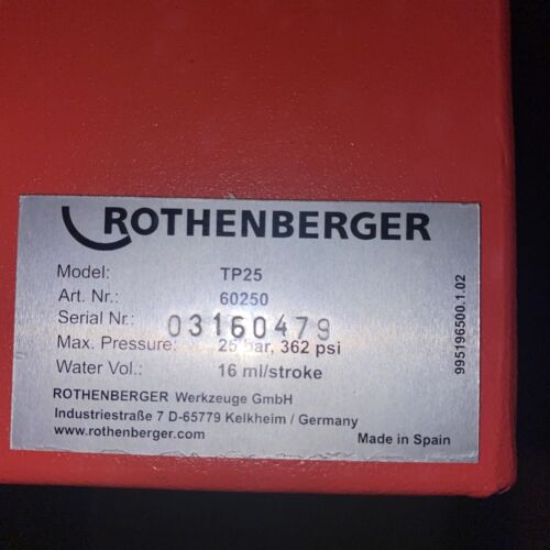 Rothenberger TP 25 - Picture 4 of 4