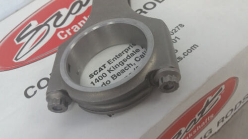 SCAT 2-454-6385-2200A Chevy Big Block 6.385" H-Beam Rods 7/16 ARP2000 Cap Screws - Picture 3 of 3