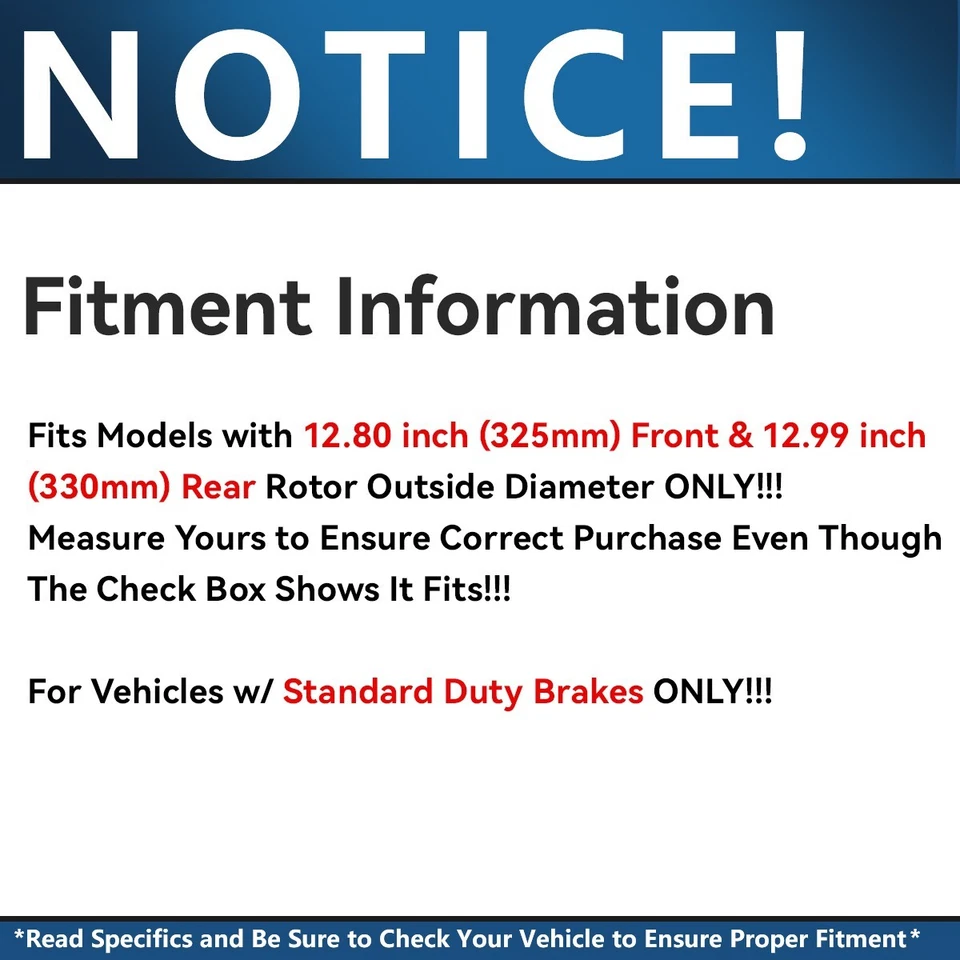 Rotores de freno delanteros traseros pastillas de cerámica 10 piezas para Ford Explorer Taurus Flex MKS MKT Foto 2 de 4