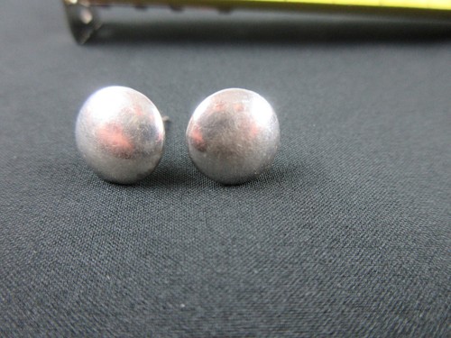 Pendientes de tachuelas de plata esterlina vintage peruanos - Imagen 12 de 18
