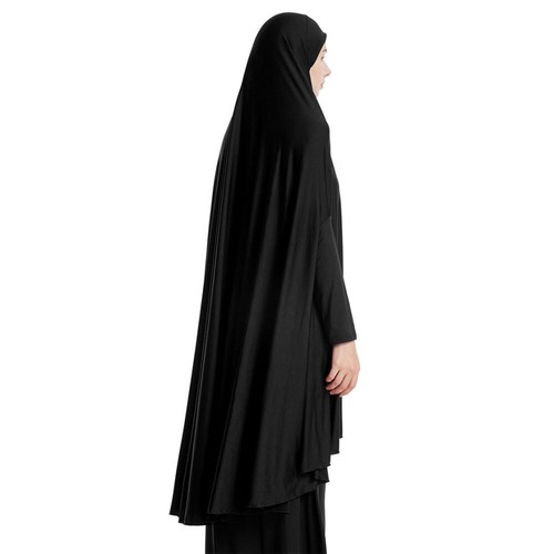 Women Muslim Long Khimar Hijab Overhead Niqab Prayer Caftan Islamic Burqa Abaya - Picture 15 of 179