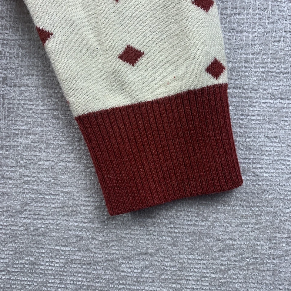 STAR WARS Cárdigan Suéter Unisex Talla Pequeña Granate Imperial TIE Fighter AT-AT Divertido Foto 4 de 4