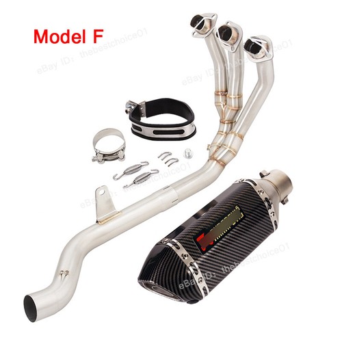 For Triumph Trident 660 Tiger 660 2022-23 Muffler Exhaust Front Pipe Full System - Picture 8 of 12