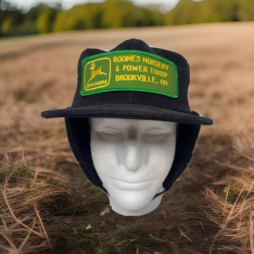 John Deere Trapper lumberjack hat/cap Louisville MFG.Co. USA Made Rare Vintage - Picture 5 of 9