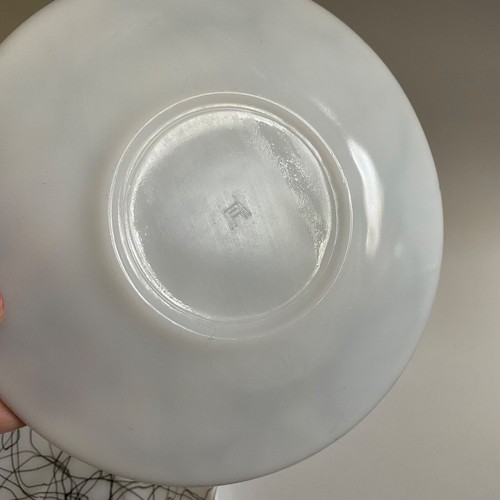 Hazel Atlas Spaghetti Drizzle Sets, 3 Cup And Saucer Sets, MCM White & Black - Picture 4 of 8