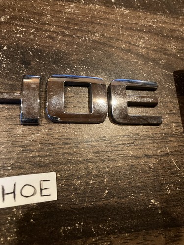Chevrolet Chevy Tahoe Front Door Liftgate Letters 3D Emblem Z71 OEM Chrome - Picture 4 of 5