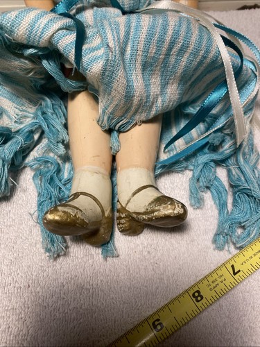 Vintage 17 Zoll Komposition Puppe mit Gelenken Spanische Latina weiblich. - Bild 5 von 6