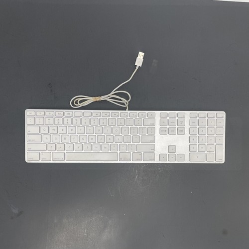 Teclado Apple A1243 con cable USB Mac MB110LL/B con teclado numérico original fabricante de equipos originales - Imagen 4 de 11