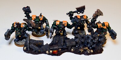 Warhammer 40k Ork Nobz x5 converted SP