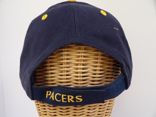 Indiana Pacers Cap Hook Loop NBA Basketball Blue Embroider Logo NBA Elevation - Picture 3 of 6