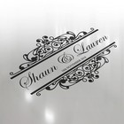 Premium Custom Name Date Wedding Dance Floor Event Decor Sticker Vinyl Decal 