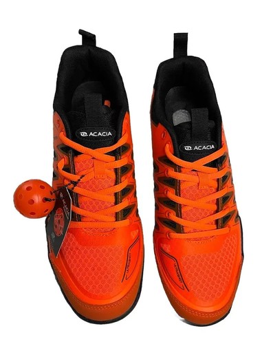 Acacia Men`s Tyler Signature Edition Pickleball Shoes 12 NEW Orange - Picture 3 of 5