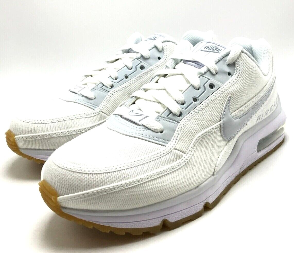 NEW* MEN NIKE AIR MAX LTD 3 TXT WHITE / PURE WHITE (746379 121