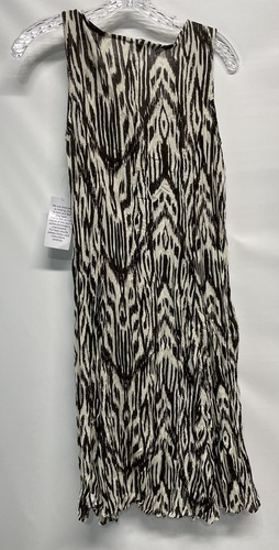 Roamans BoHo Casual Spring Summer Tribal Print Crinkle Dress NEW Size 12 - Picture 10 of 12