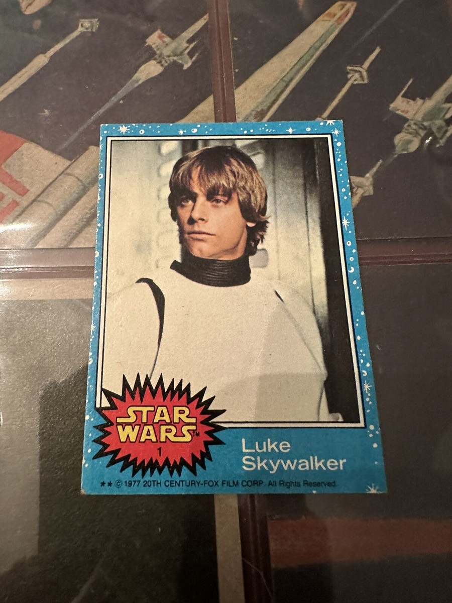 1977 Star Wars Complete Base Card Set 1-330 & Complete Sticker Set