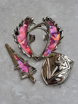 She-Ra Doll Sword Crown Shield set Starburst Custom Replacement Silver Metal