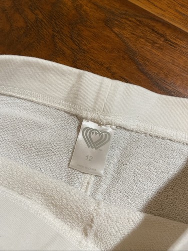 Girl’s Size 12 White Jogging Pant - Picture 2 of 5