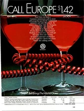 Bell System brings the World Closer Original Vintage Print Ad