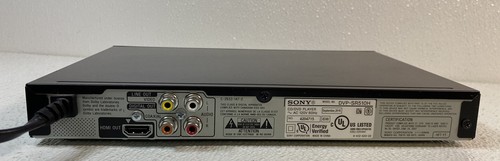 Sony 1080p Full HD Upscaling Multi-format DVD CD Player w/ HDMI Out | DVP-SR510 - Picture 6 of 12