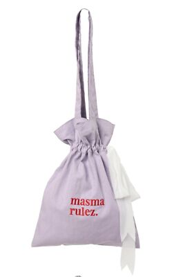 【masmarulez】 韓国人気★ Ribbon Eco Bag Masmarulez] Korean Ribbon Eco Shoulder Cotton Bag, Silk