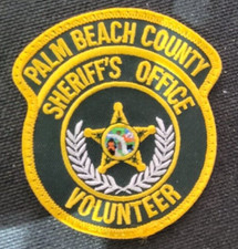 Palm Beach County Florida Sheriff's Office Volunteer patch - FL Volunteer