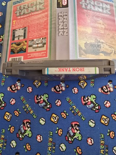Iron Tank The Invasion of Normandy (Nintendo NES, 1988) With Case - Picture 4 of 6