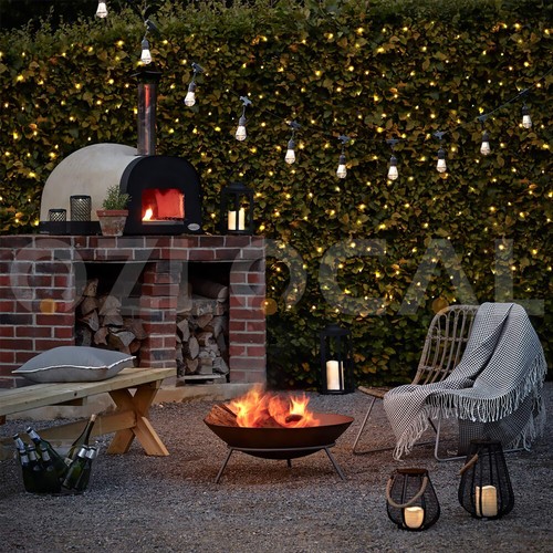 Solar Power 15LED 55FT Festoon String Lights Wedding Party Lights Waterproof - Picture 12 of 19