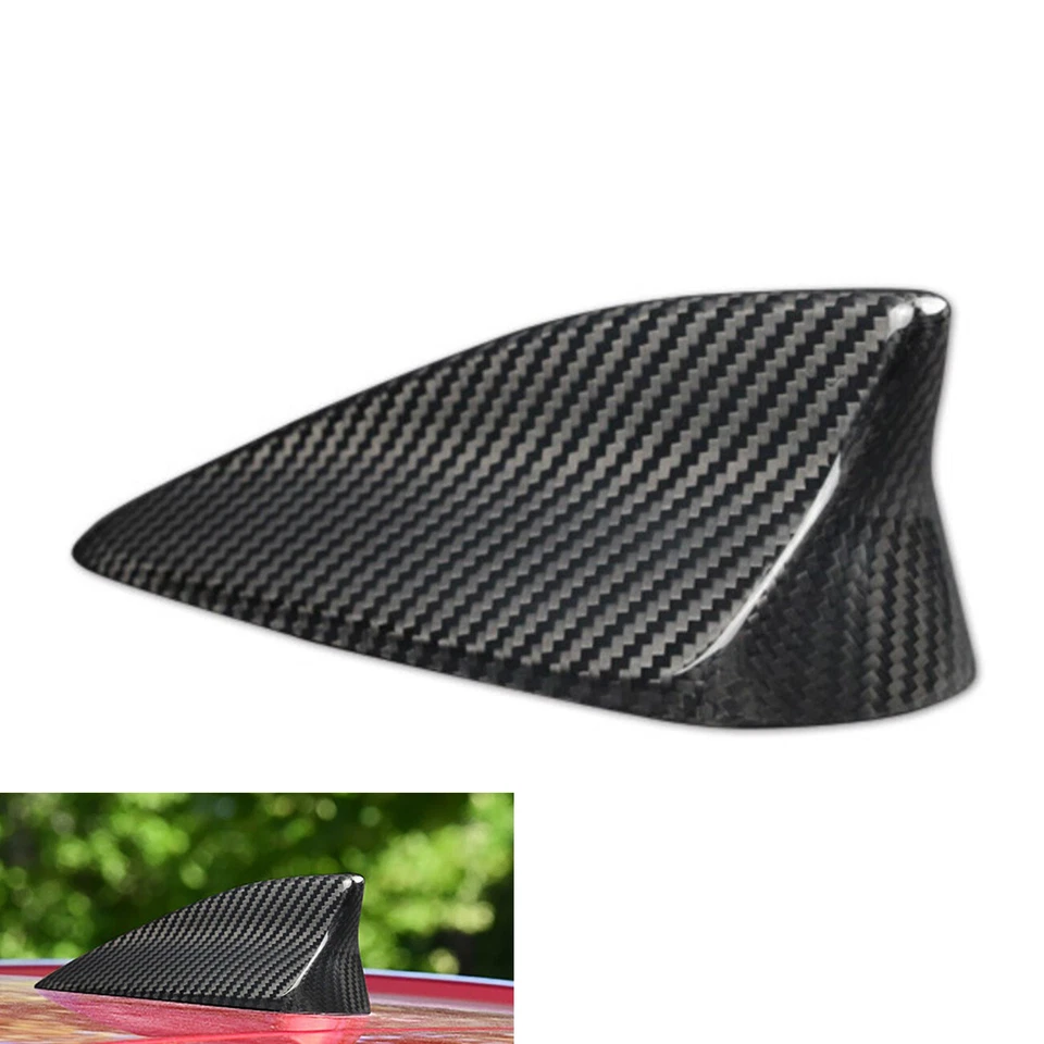 Fibra de carbono DURA REAL para Mazda CX-5 2015-20 aleta de tiburón techo tapa embellecedor Foto 2 de 4