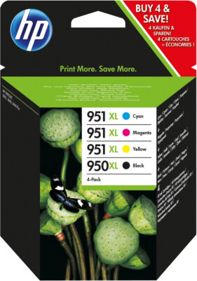 Original 4x HP 950XL 951XL Multipack OFFICEJET PRO 4er Set Topangebot MhD abgel.