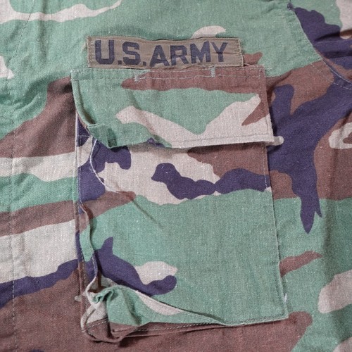 US Military Jacket Mens Large Green Woodland Camo Hot Weather Airsoft Military - Picture 3 of 15