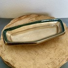 Designer Value LA Zodax Brushed Gold Tone Aluminum Enameled Bar Jewelry Tray 9x4