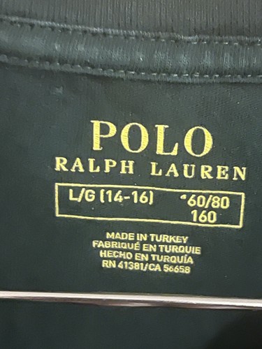 Polo Ralph Lauren Polo bear T-Shirt Graphic Short Sleeve Youth large 14-16 - Picture 3 of 4