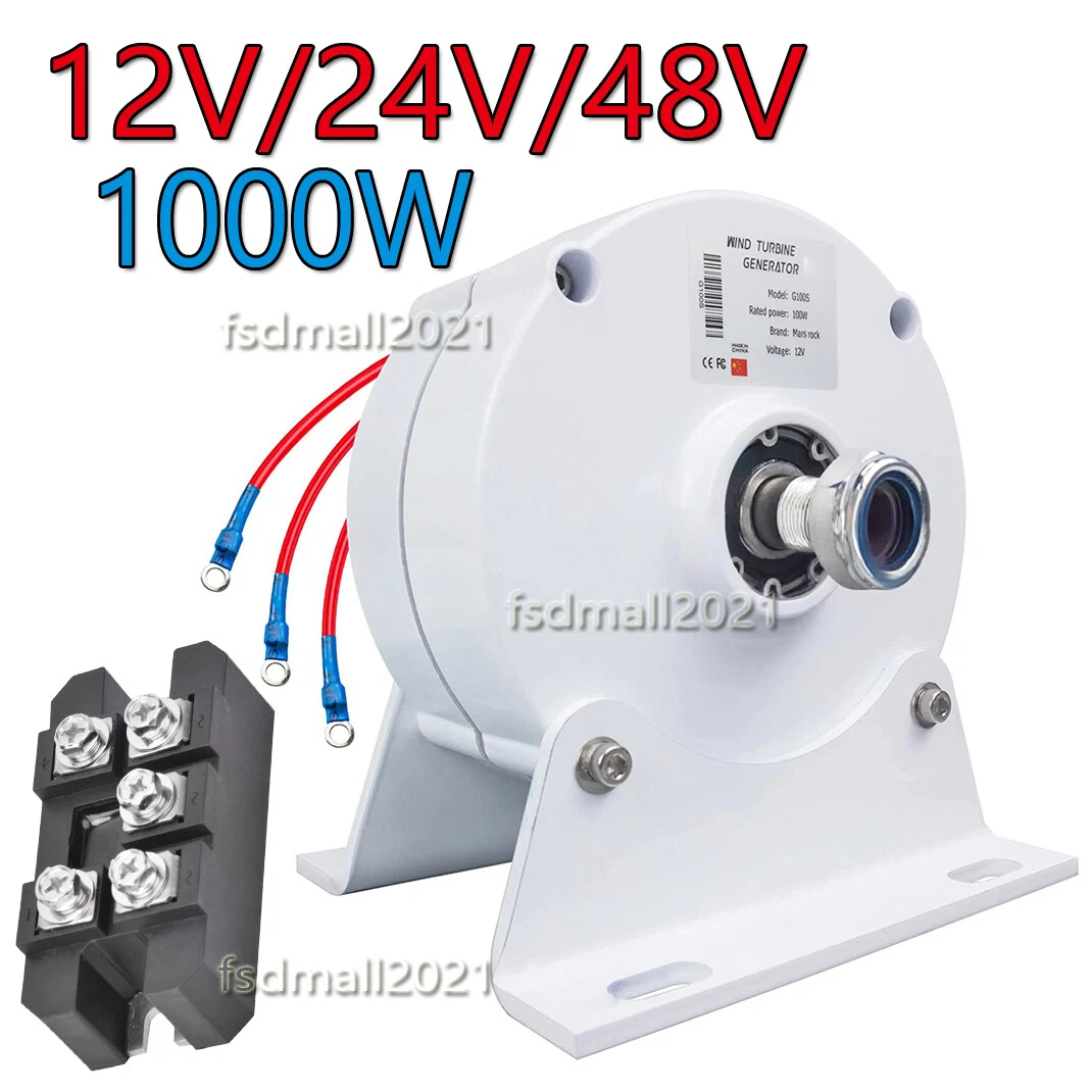 Générateur éolien 3000W 12/24/48V – Alternateur à Aimant Permanent (neuf)