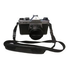 ASAHI PENTAX K1000 35mm Film Camera w/ 50mm SMC Pentax-A Lens - Tested