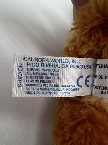 Aurora Red Fox Zoo Animal Plush 8 Inch - Picture 8 of 8