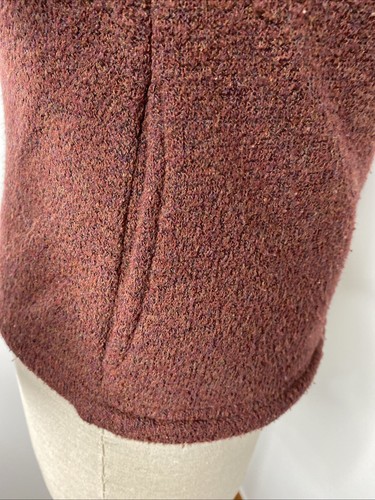 Giacca pile KUHL alpaca taglia S viola foro pollice cuore logo tasche - Foto 7 di 10